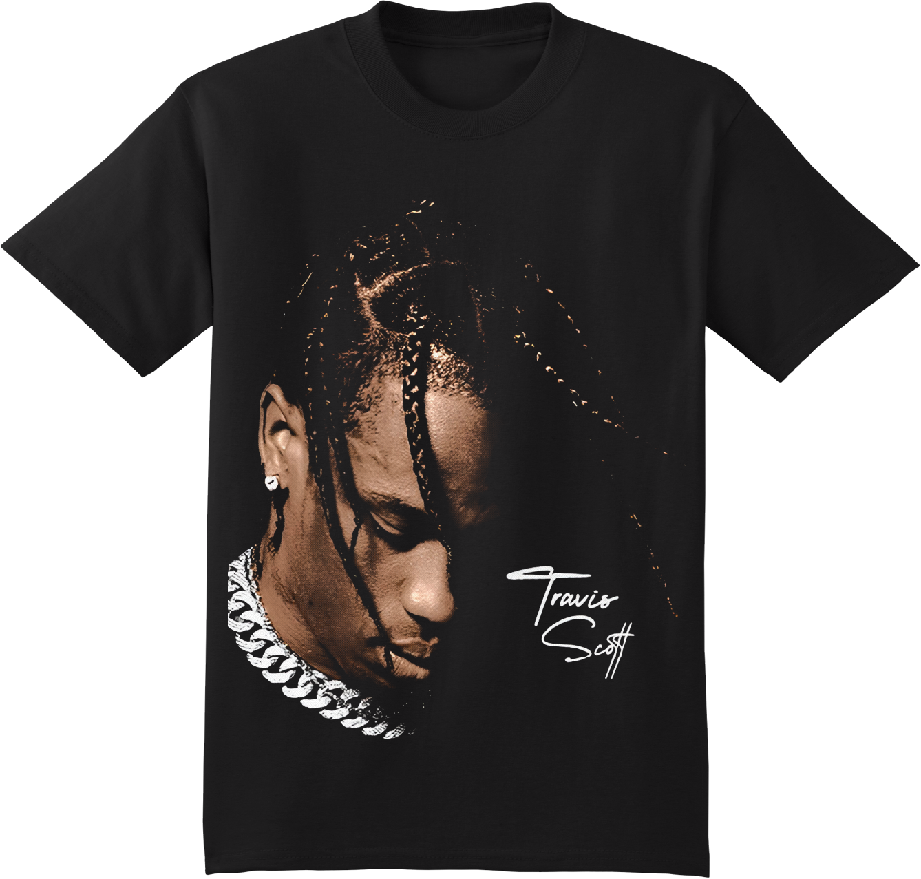 Cactus Utopia Concert Portrait & Signature Graphic Tee Shirt
