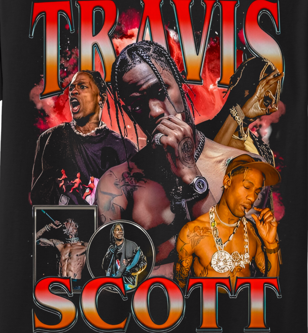 Cactus Utopia Concert Red Graphic Tee Shirt