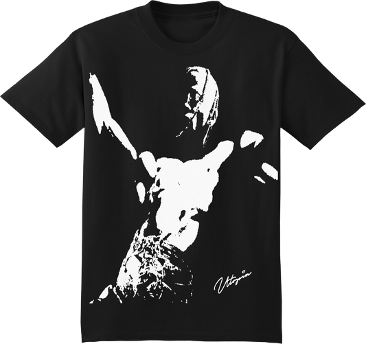 Cactus Utopia Concert White Silhouette Graphic T Shirt